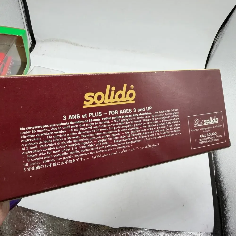 x4 Vintage Eligor and Solido brand diecast model ambulances NIB